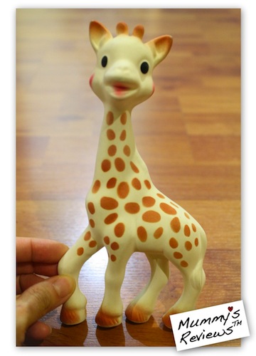 squeaky giraffe baby toy